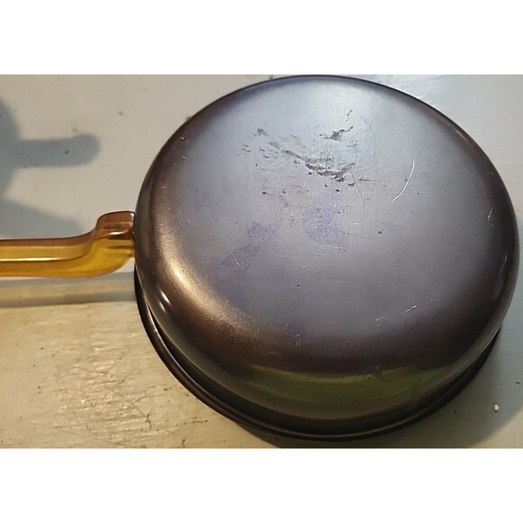 Vintage Club Aluminum Saucepan w/ Lid – Amber Bakelite Handle Mid-Century USA - Picture 9 of 12
